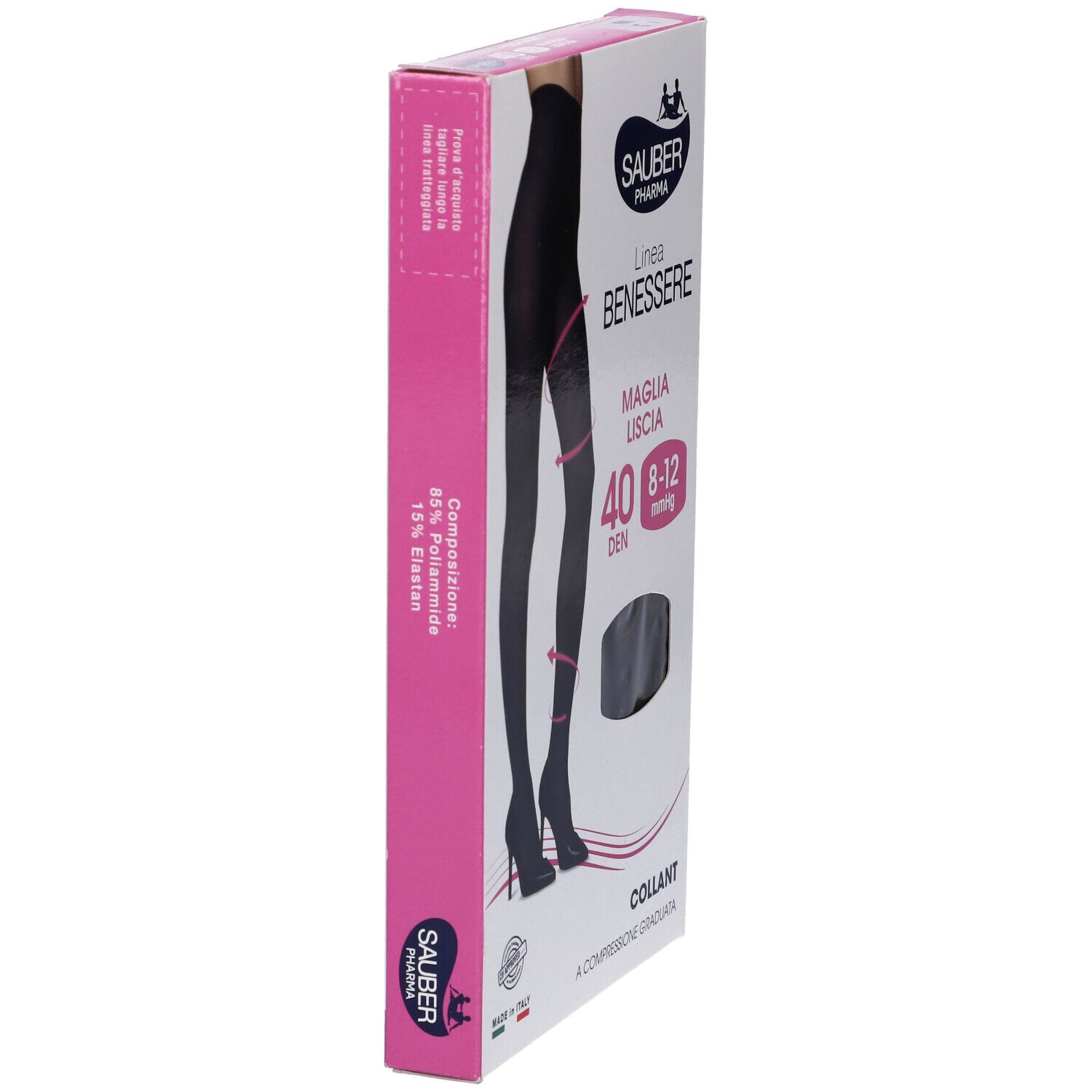 Collant Velato Sauber 8-12Mmgh Nero 5