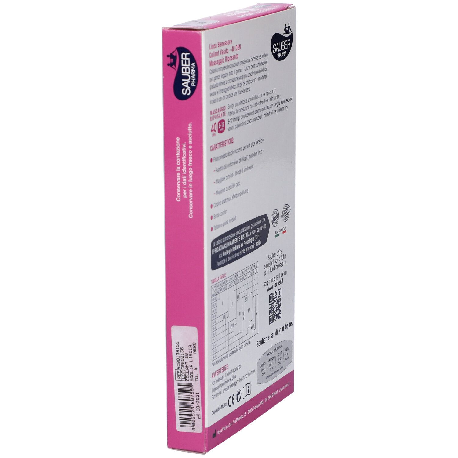 Collant Velato Sauber 8-12Mmgh Nero 5