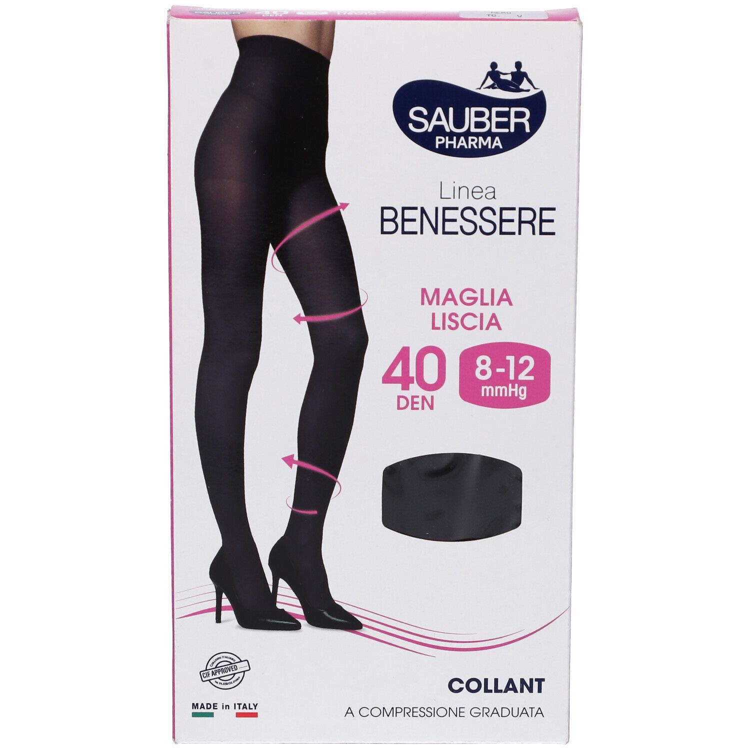 Collant Velato Sauber 8-12Mmgh Nero 5
