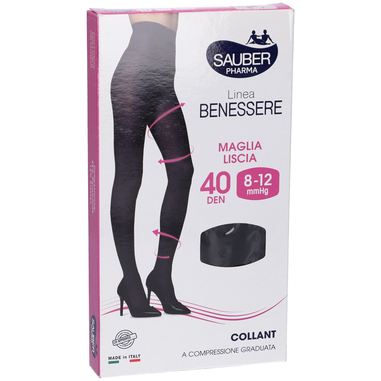 Collant Velato Sauber 8-12Mmgh Nero 5