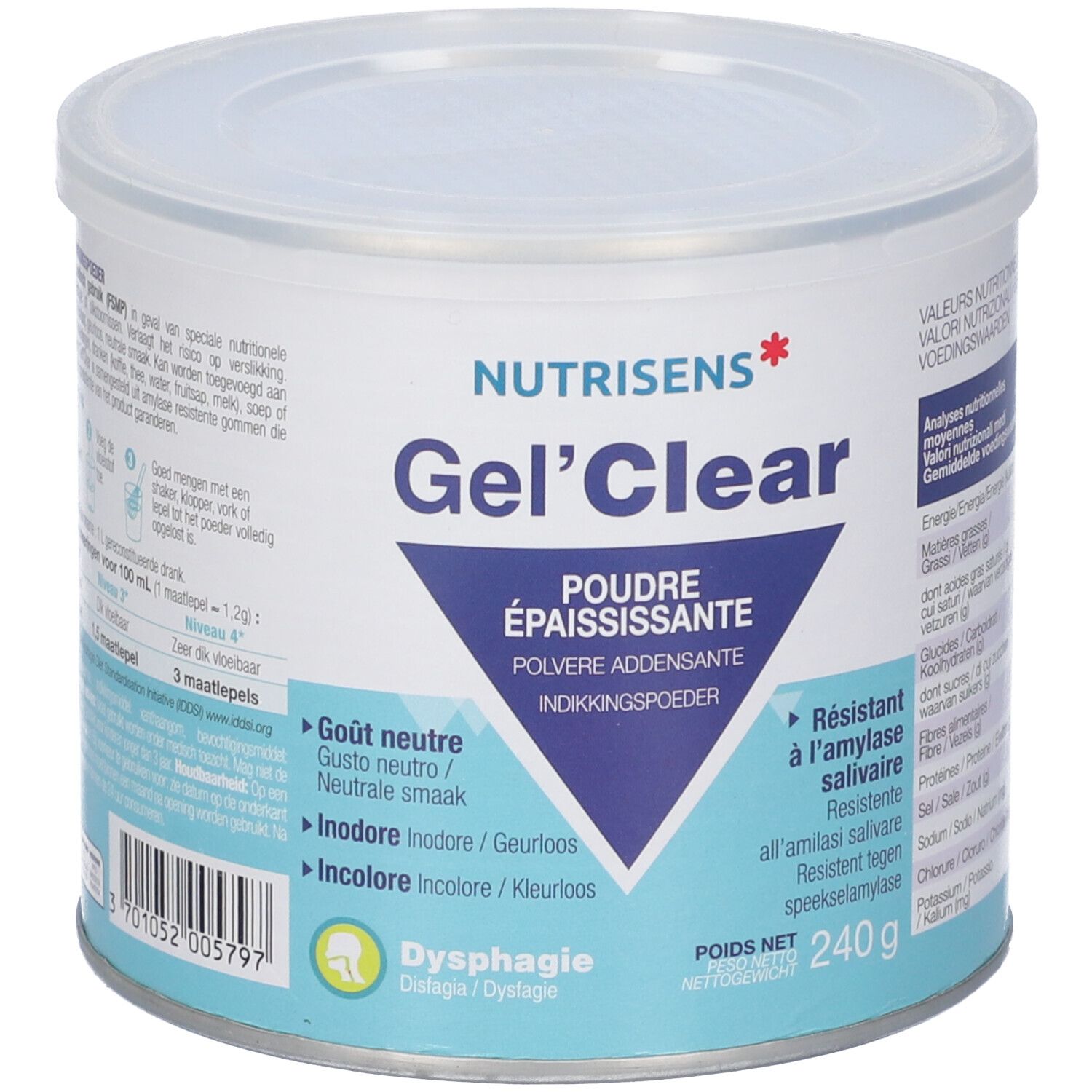 Nutrisens Gel'Clear Addensante Neutro