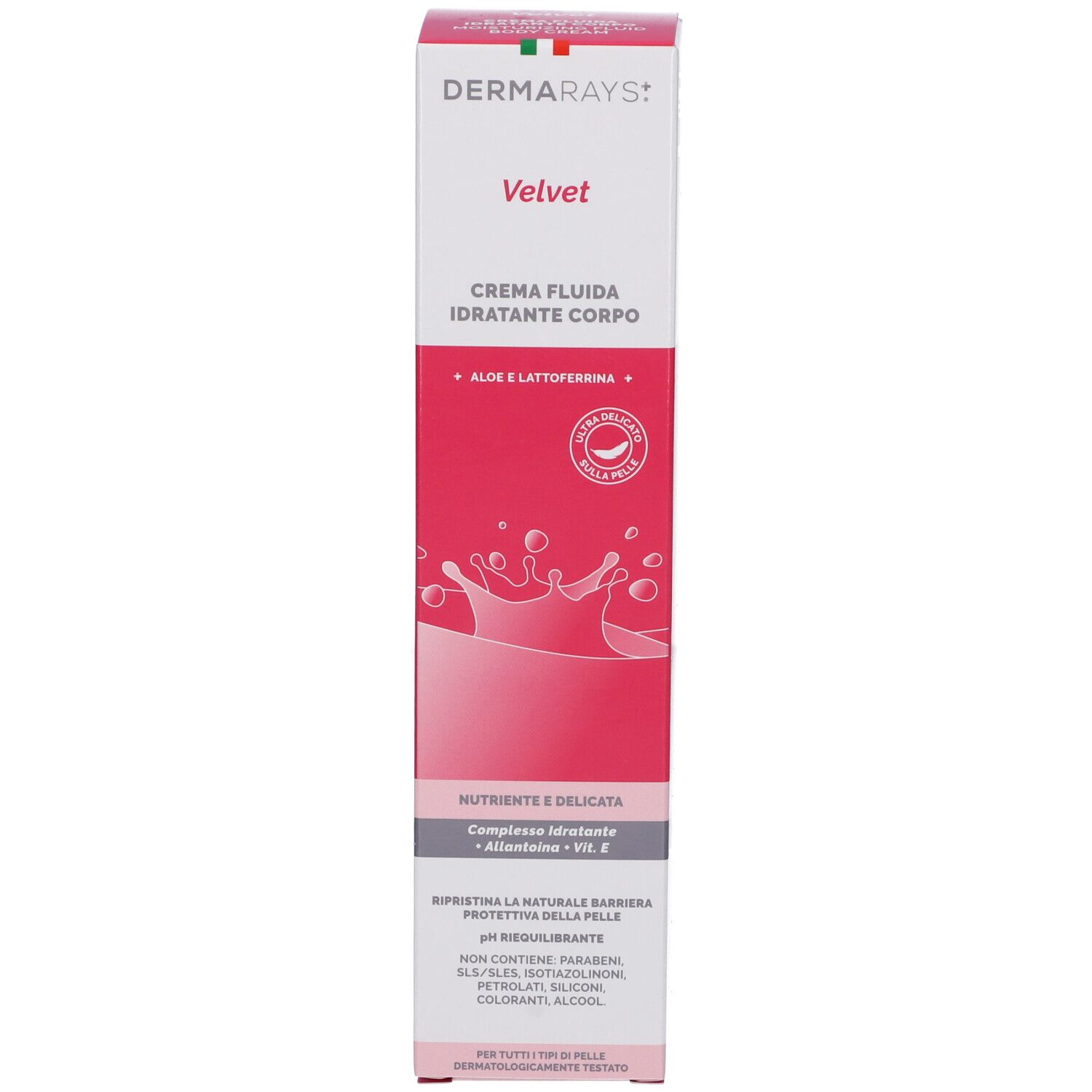 DermaRays+ Velvet Crema Fluida Idratante Corpo 250ml