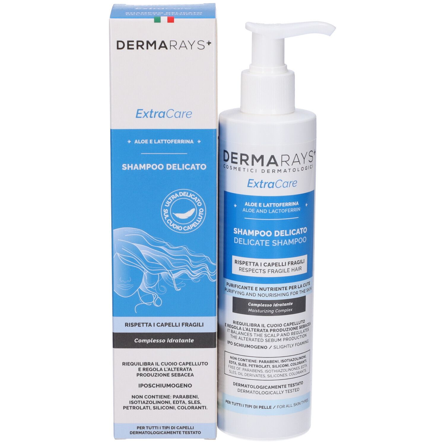 DermaRays+ ExtraCare Shampoo Delicato 250ml