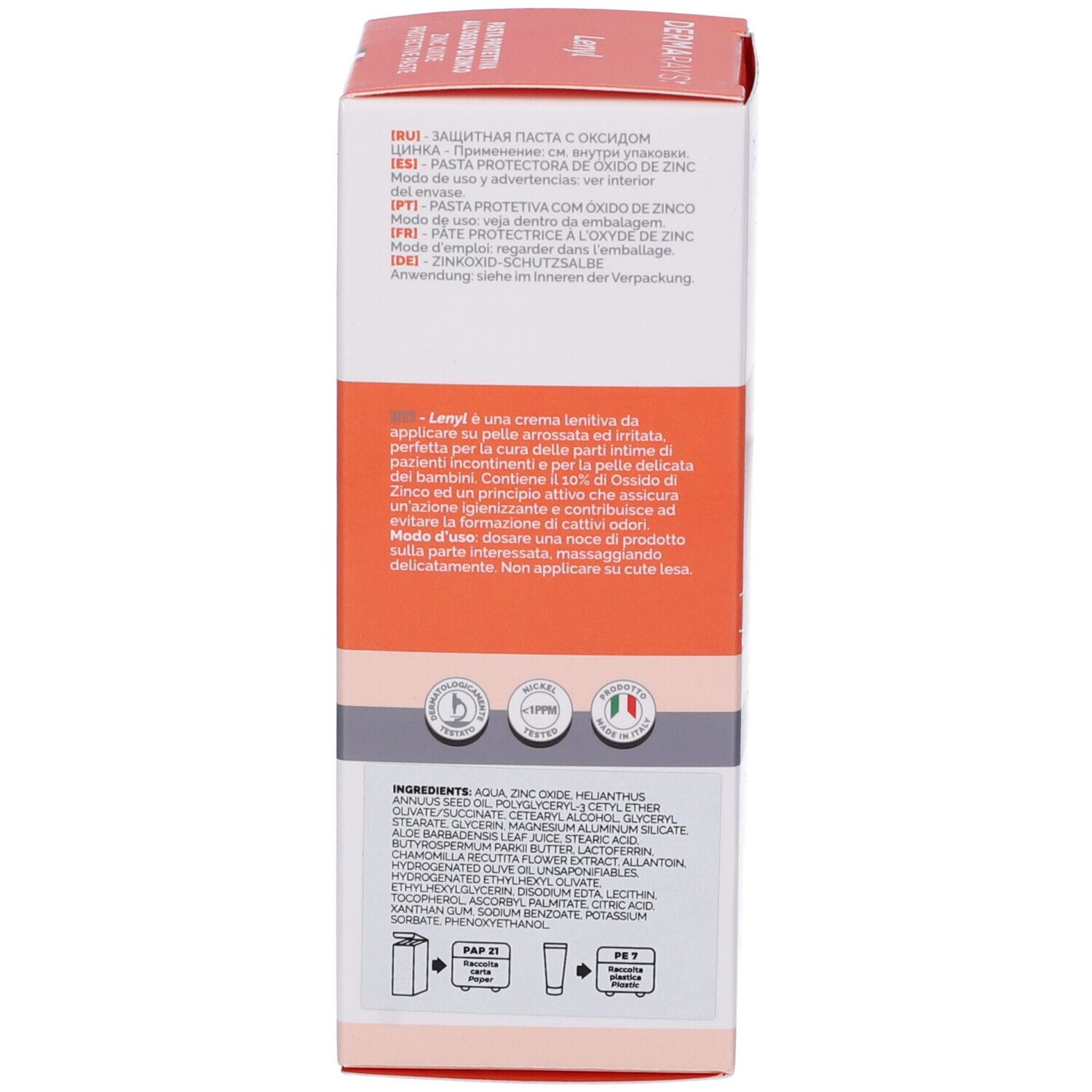 DermaRays+ Lenyl Pasta Protettiva all’ossido di Zinco