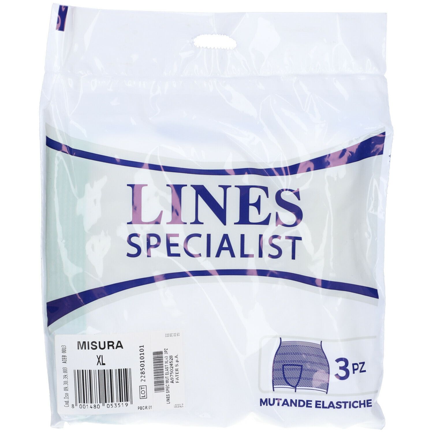 LINES Specialist Mutandina Elastica Extralarge
