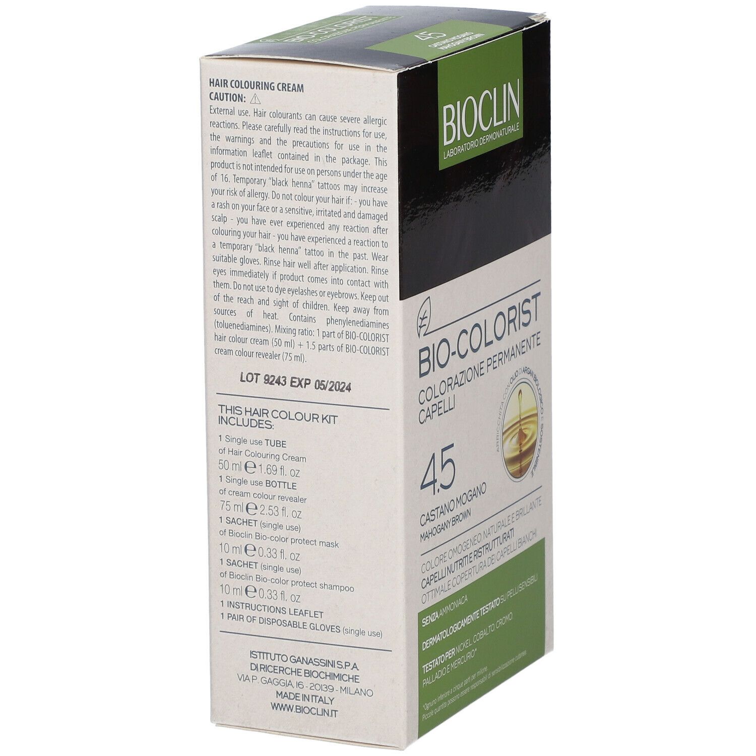 BIOCLIN Bio-Colorist 4.5 Castano Mogano
