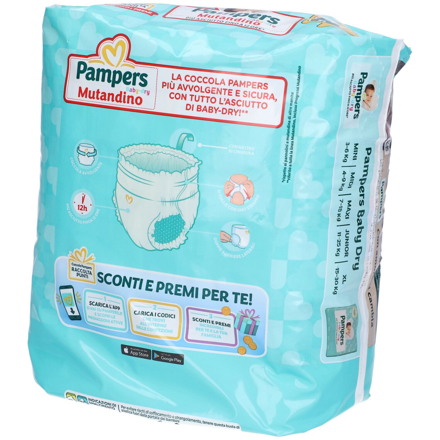 Pampers Baby Dry Mutandino 3 Midi