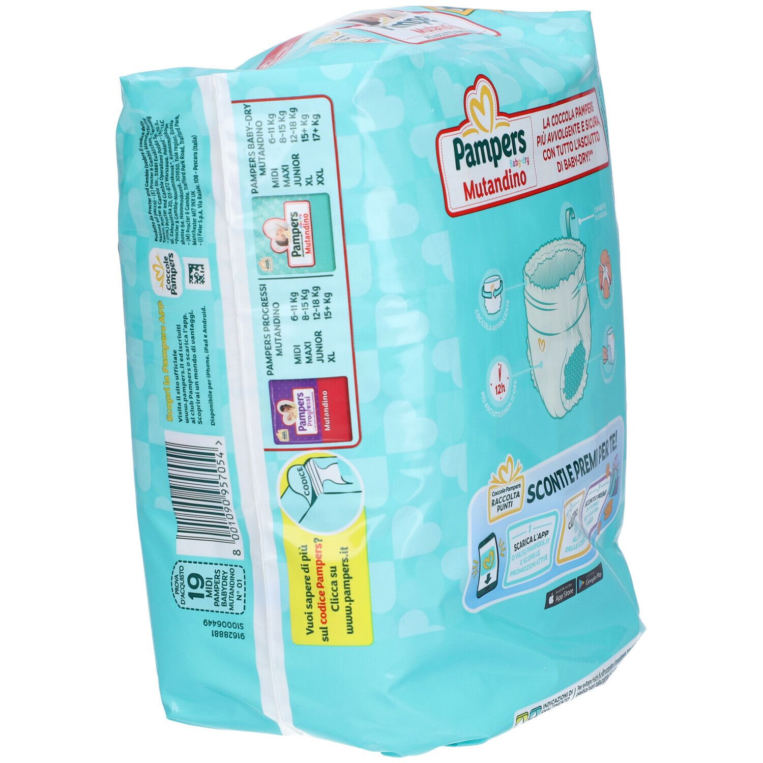 Pampers Baby Dry Mutandino 3 Midi