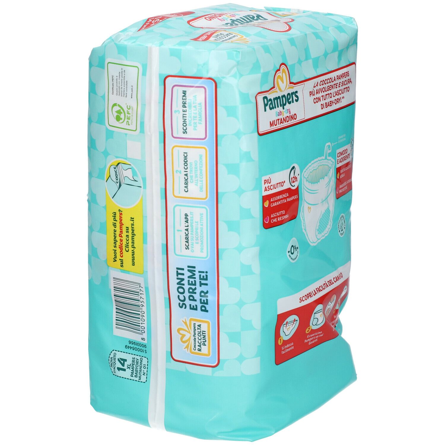 Pampers Baby Dry Mutandino 6 ExtraLarge