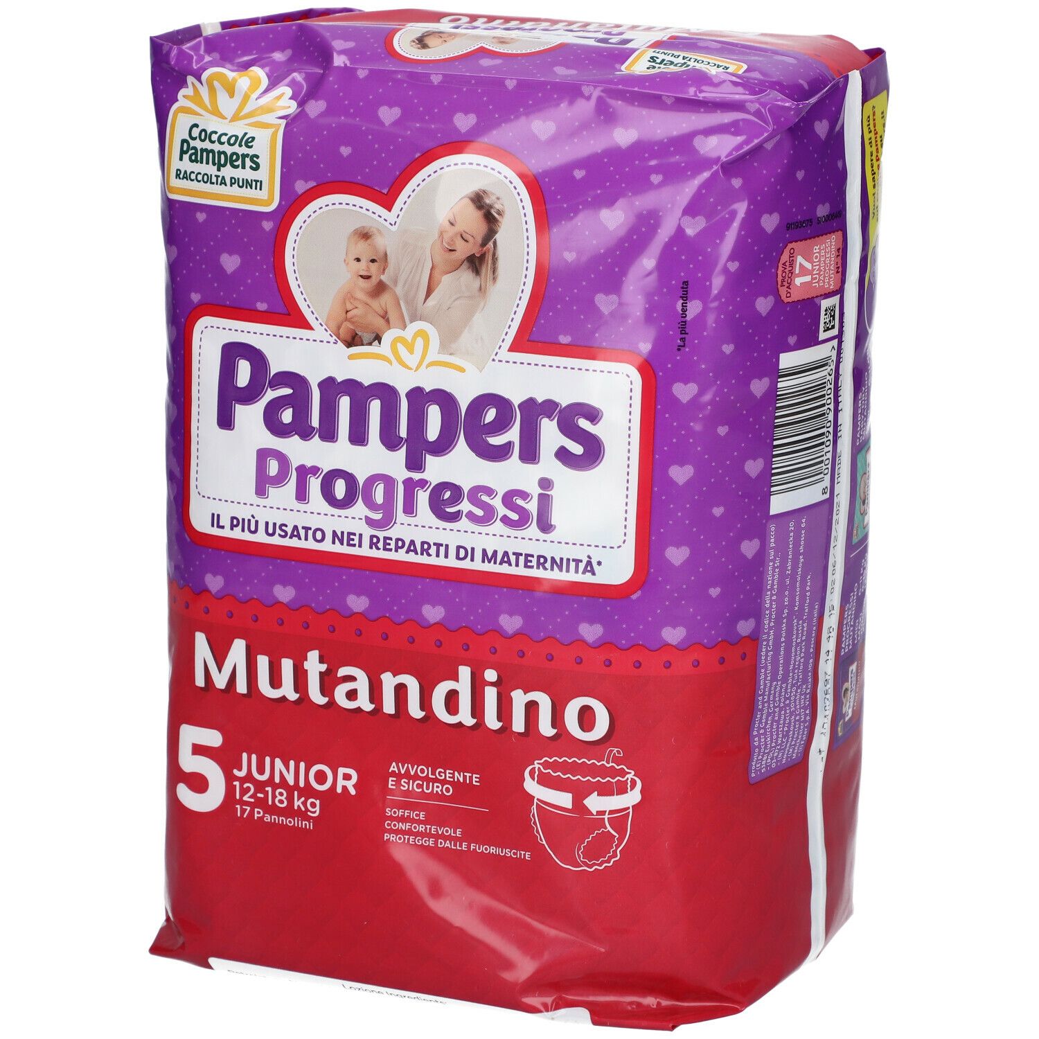 Pampers Progressi Mutandino™ 5 (12-18 Kg)