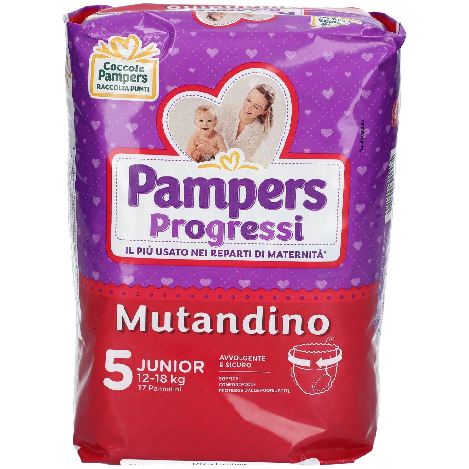 Pampers Progressi Mutandino Pacco Scorta 5 Junior 12/18gk 68 Mutandini  PAMPERS - 2730122