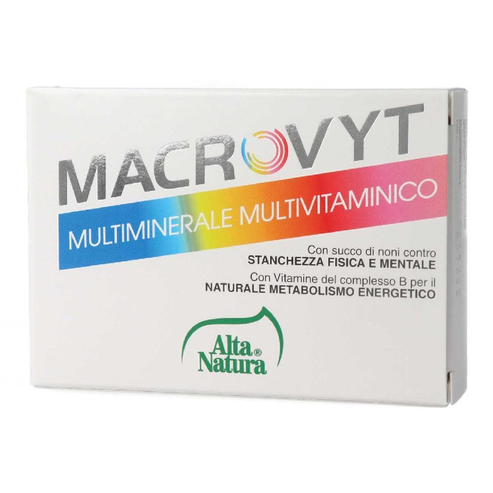 Alta Natura Macrovyt Multiminerale Multivitaminico Compresse
