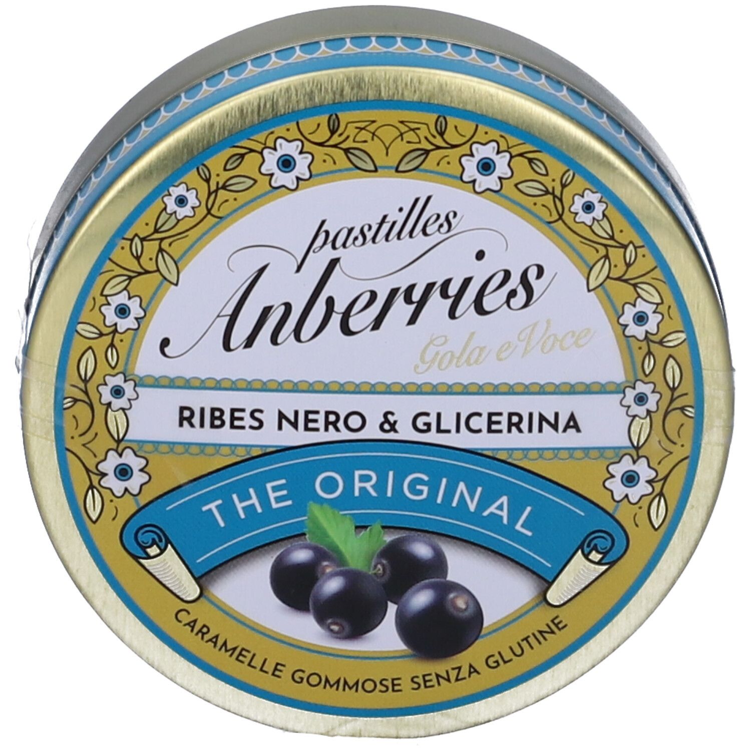 Pastilles Anberries Ribes Nero & Glicerina