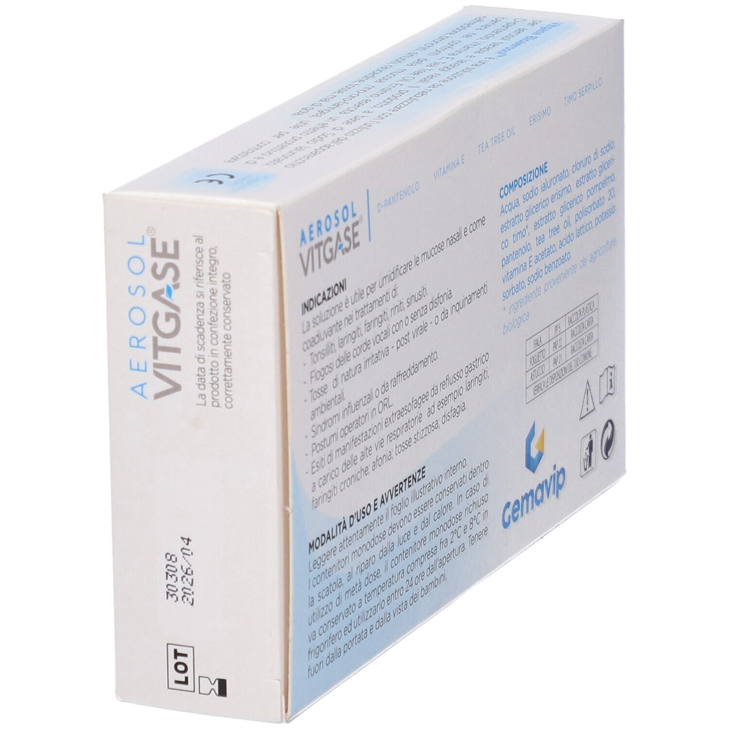 Vitgase Aerosol 15 Flaconcini 5 Ml
