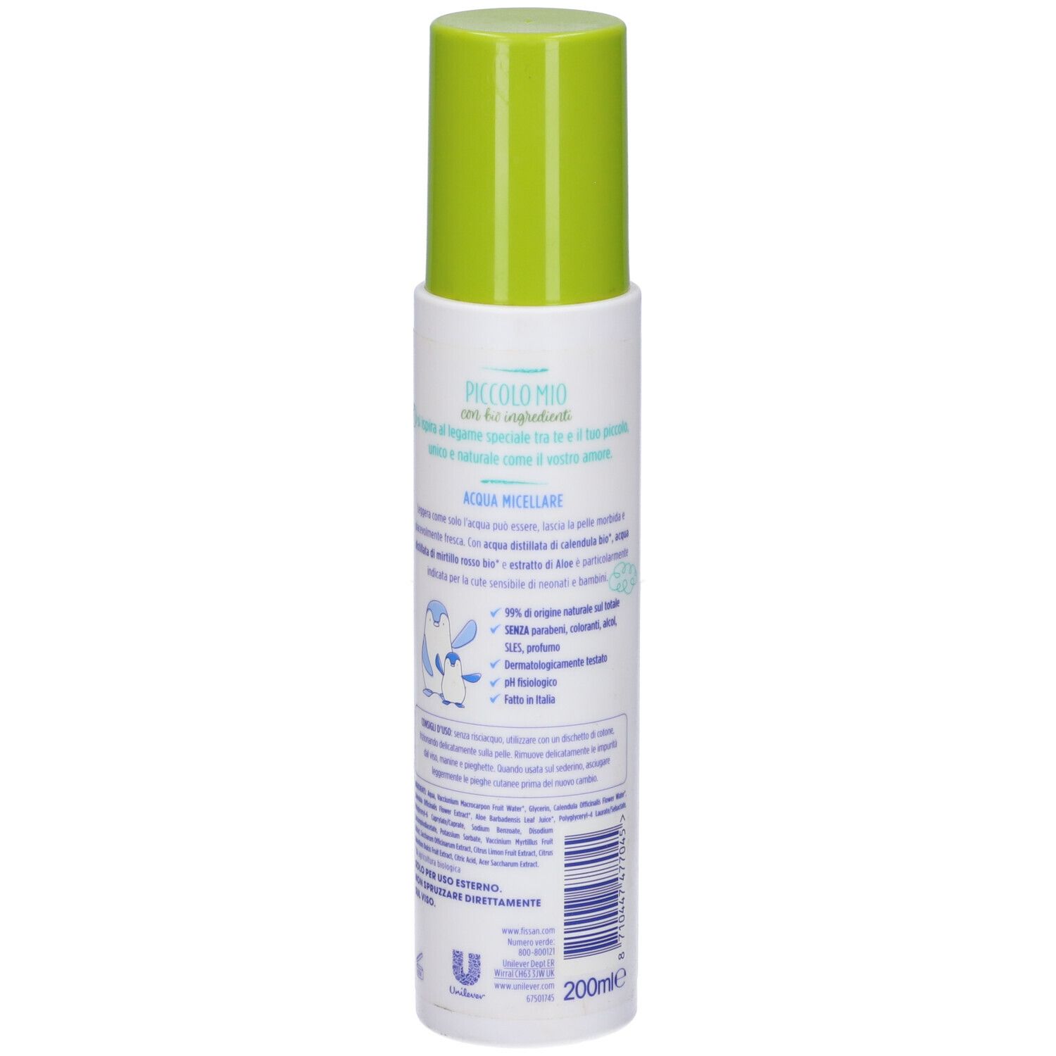 Fissan Piccolo Mio Acqua Micellare 200 Ml