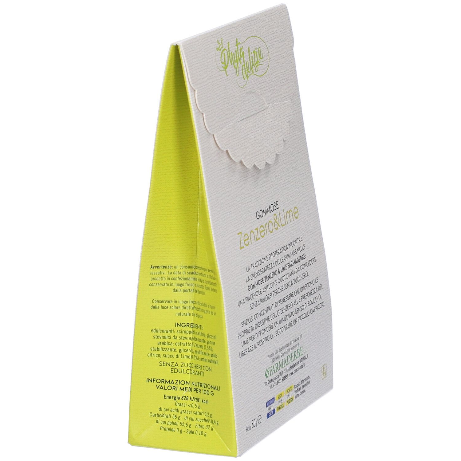 Phyto Delizie Gommose Zenzero Lime 80 G