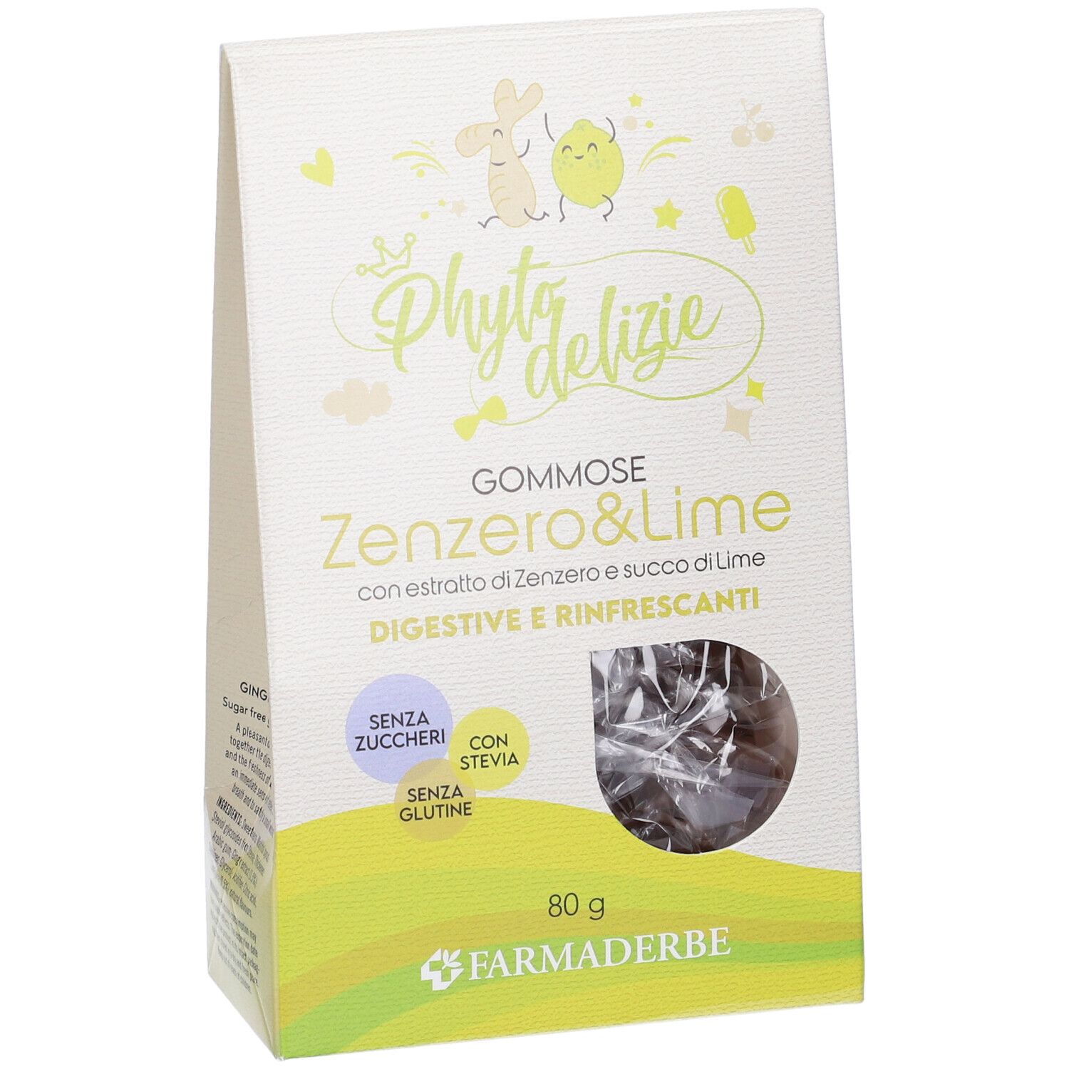 Phyto Delizie Gommose Zenzero Lime 80 G