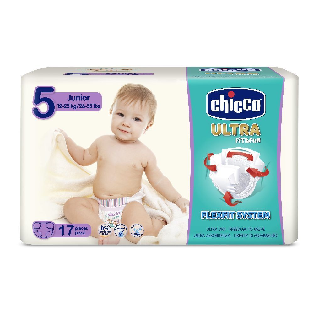Chicco® Pannolini Ultra Fit&Fun Taglia 5