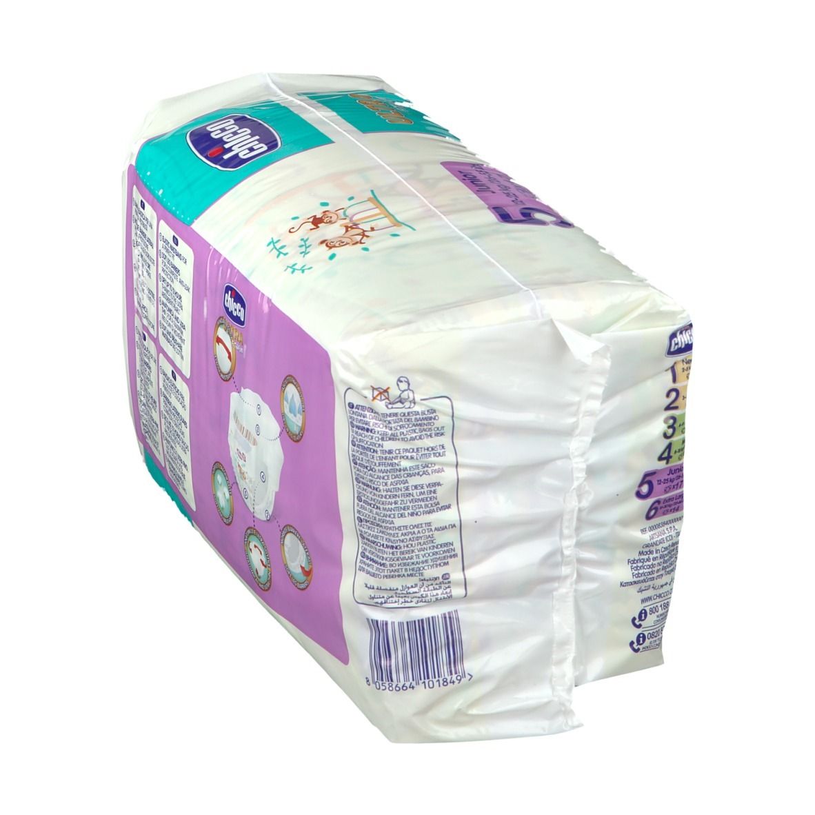 Chicco® Pannolini Ultra Fit&Fun Taglia 5