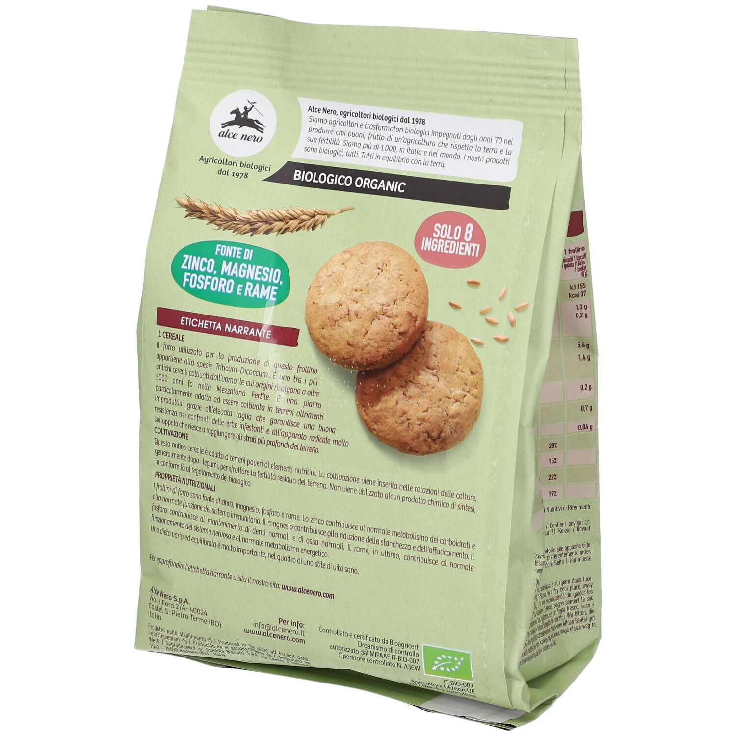 Frollino Di Farro Bio 250 G