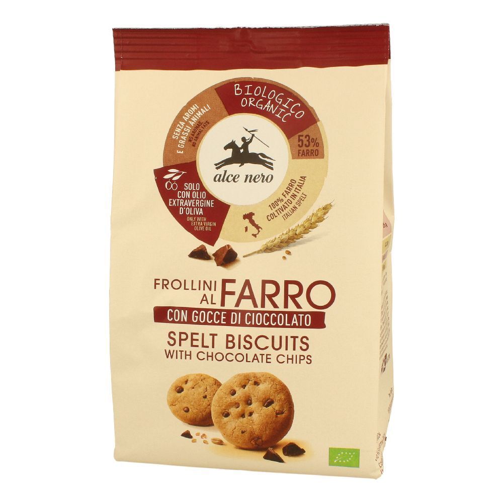Frollino Di Farro Con Gocce Di Cioccolato Bio 250 G