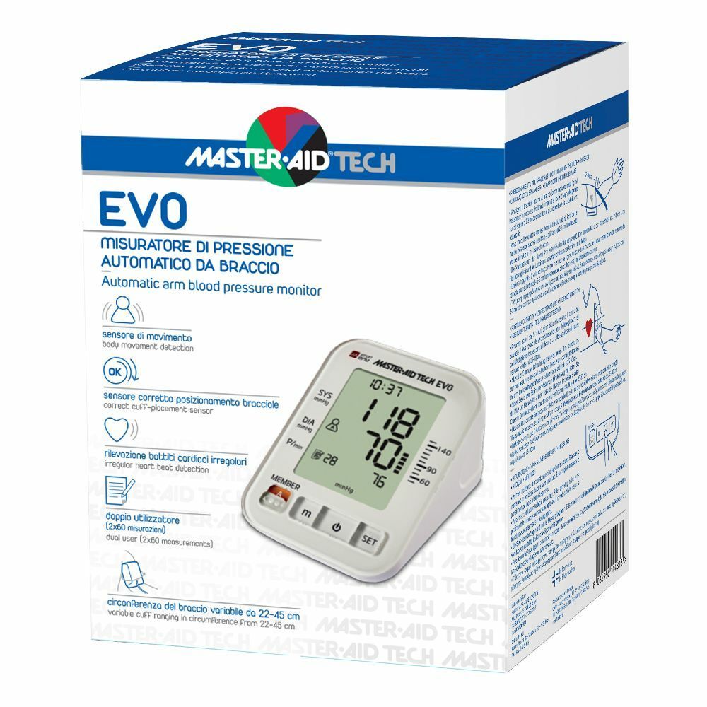 Master Aid® Tech Misuratore di Pressione EVO 1 pz