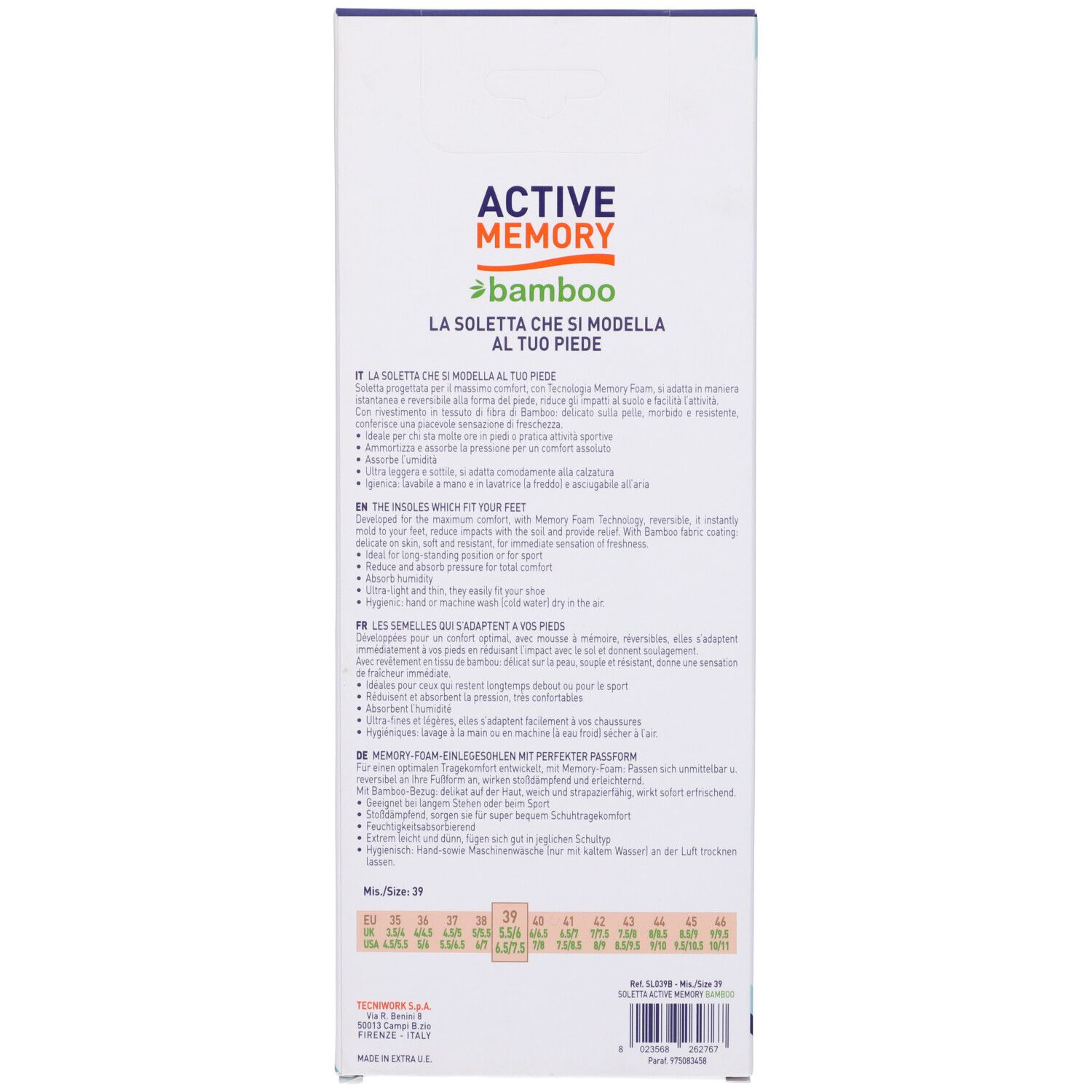 Active Memory Soletta Bamboo 39