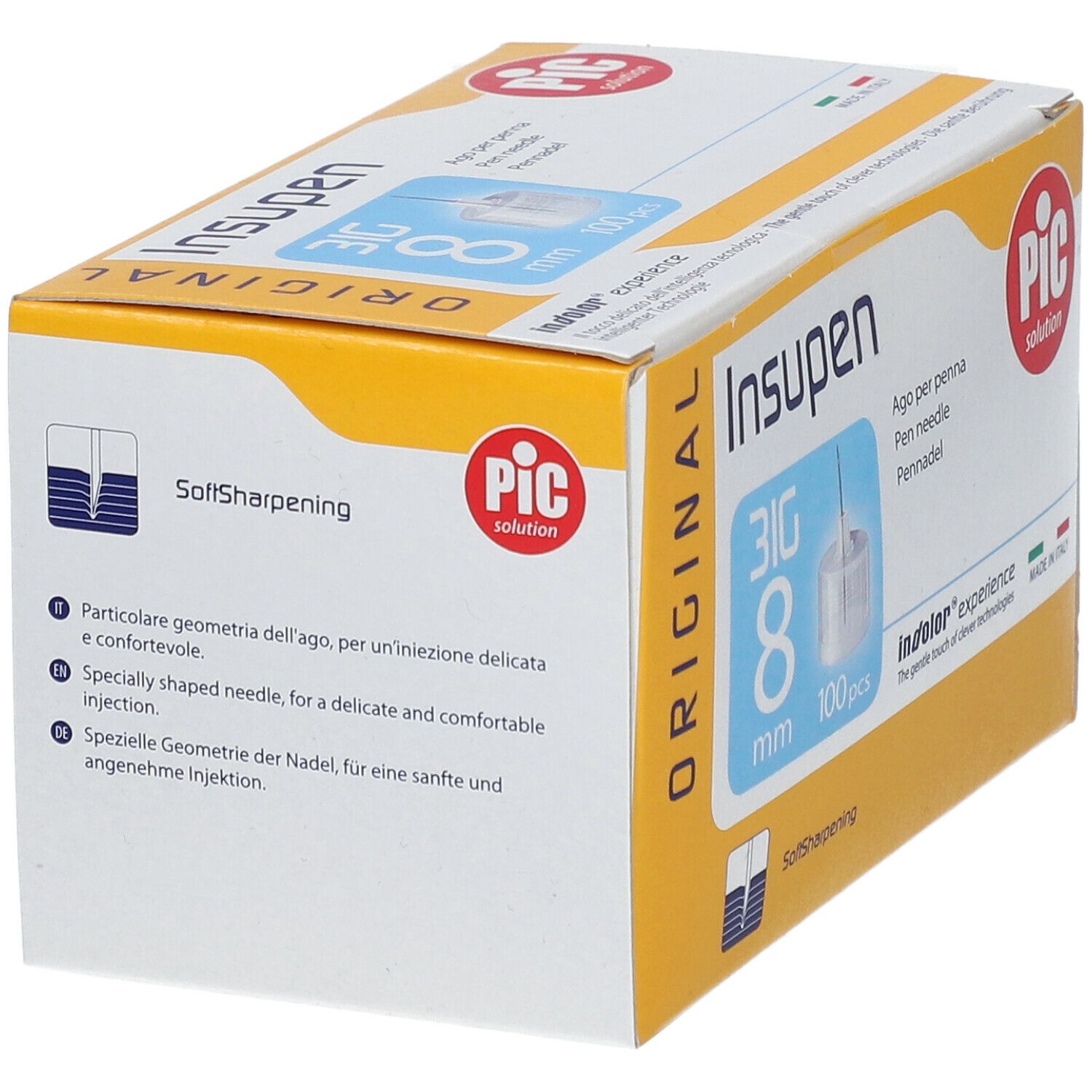 Pic Insupen 31G 8 mm