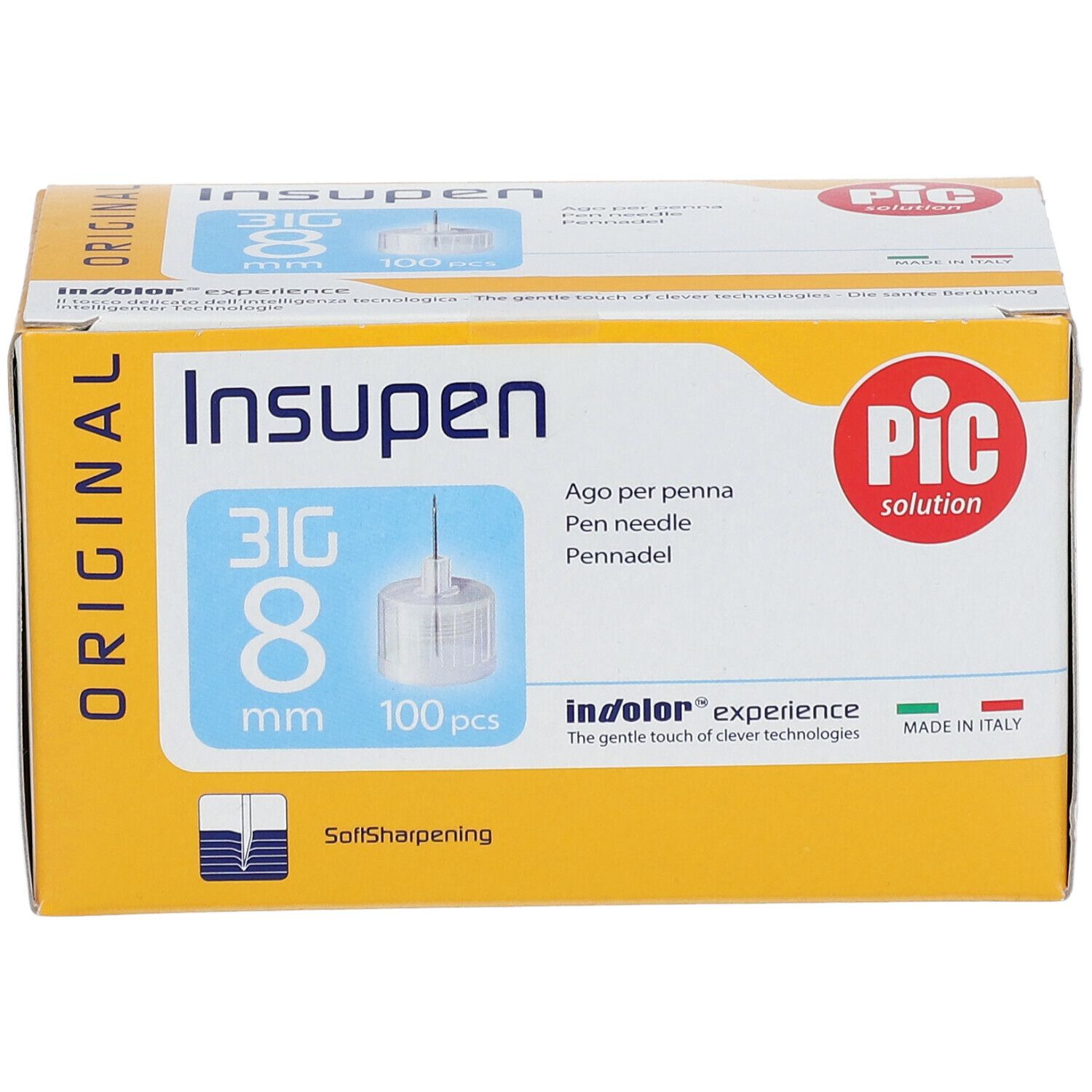 Pic Insupen 31G 8 mm
