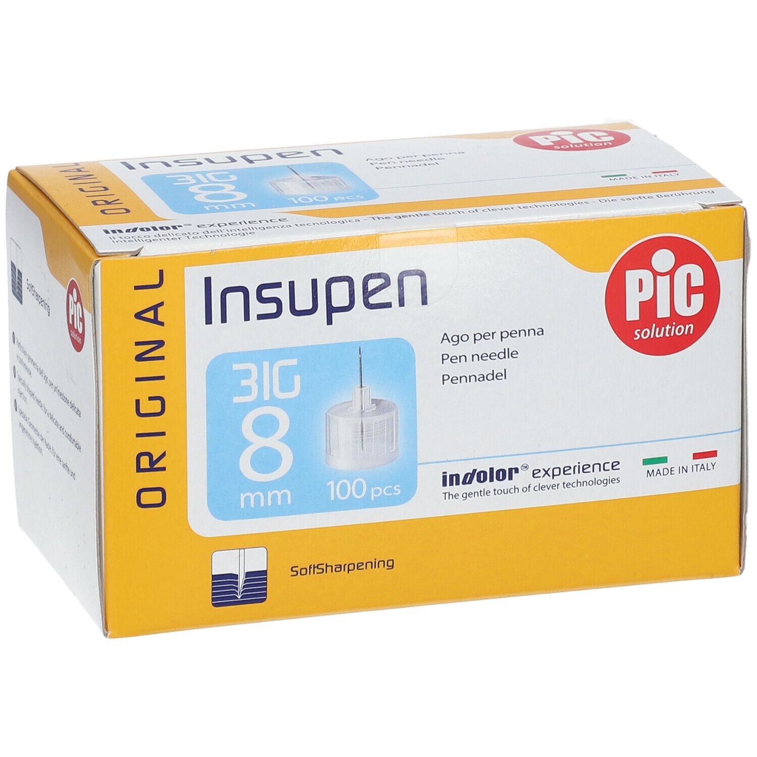 Pic Insupen 31G 8 mm