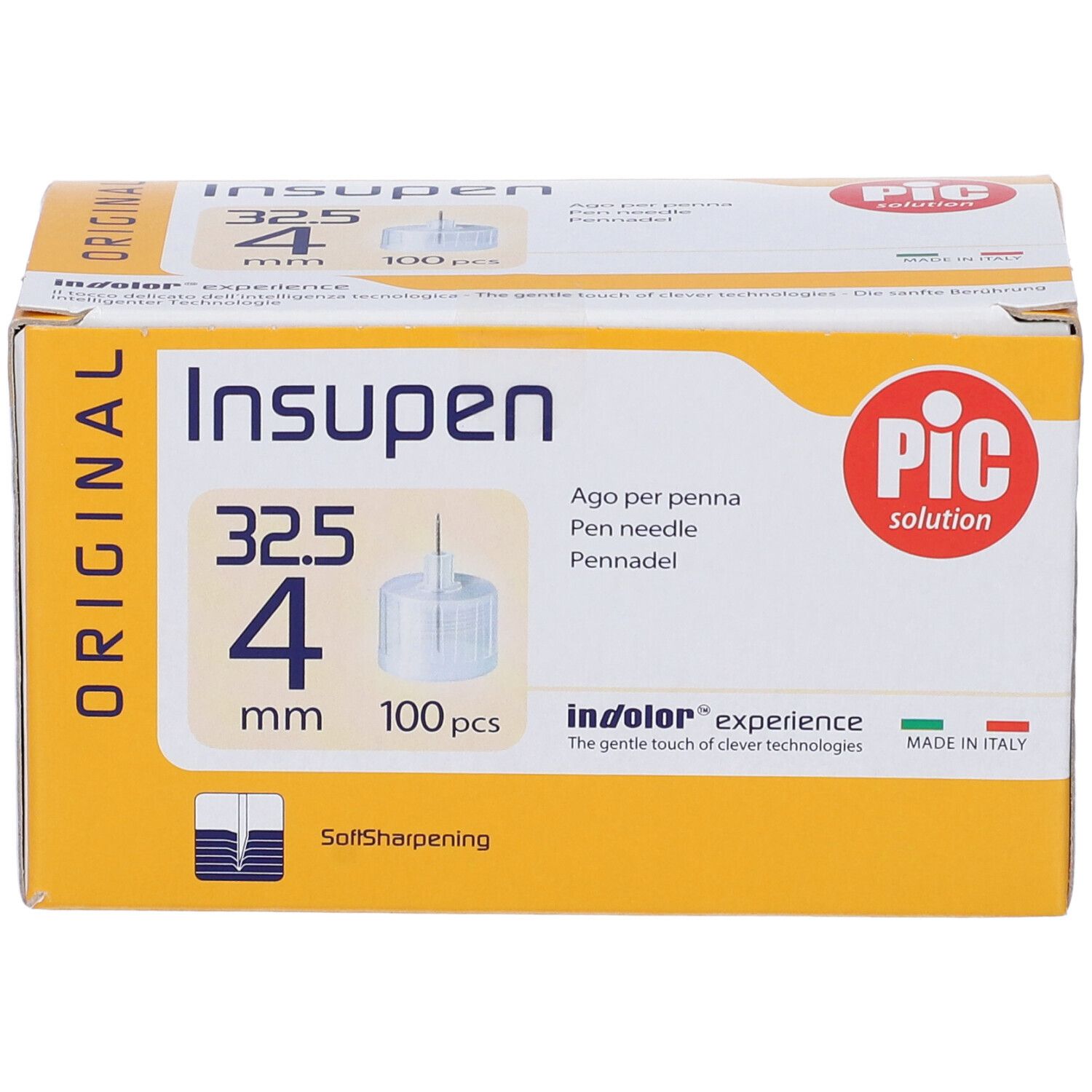 PIC Ago Per Penna Insupen Orginal Gauge 32,5x4 mm