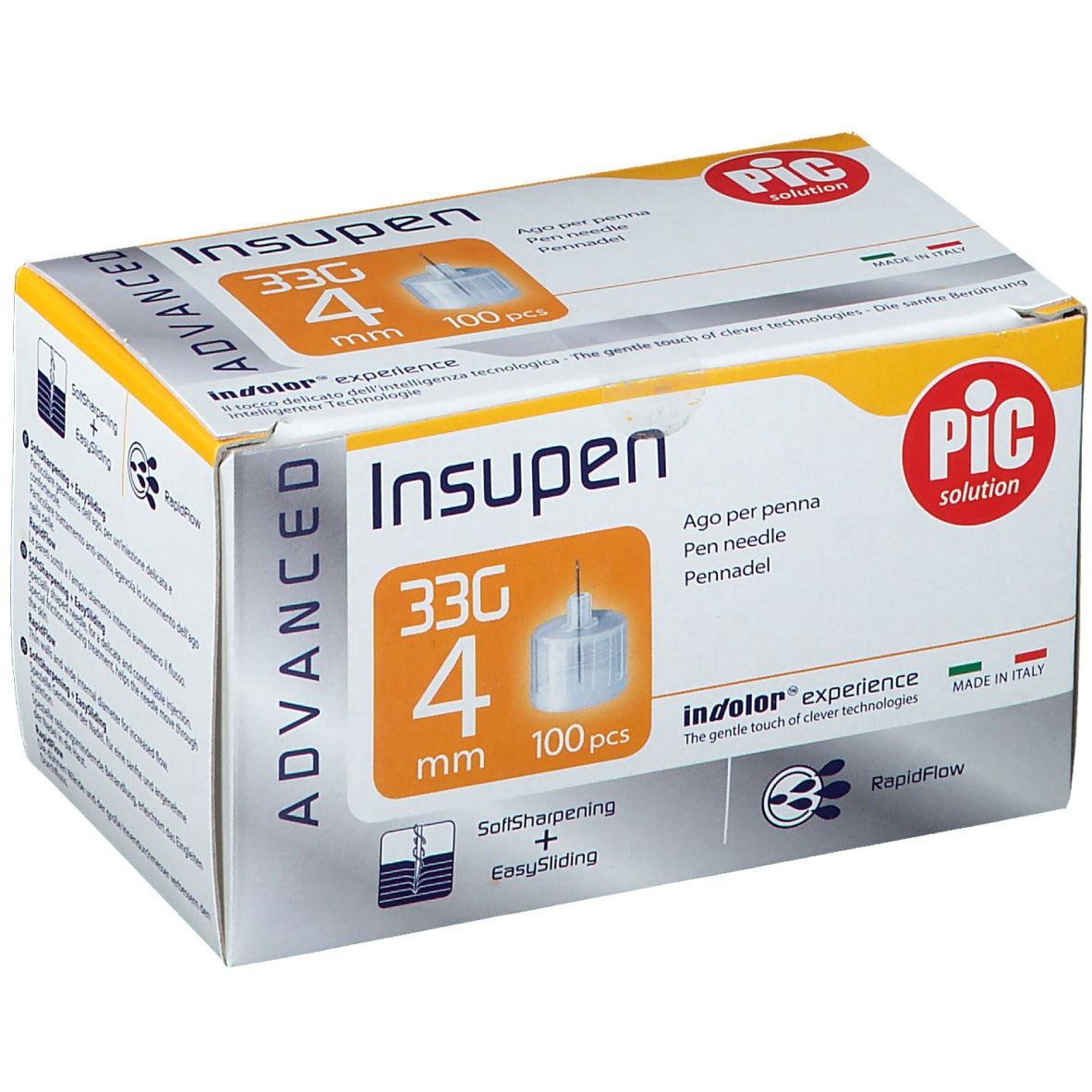 Pic Insupen Advanced 33G 4 mm