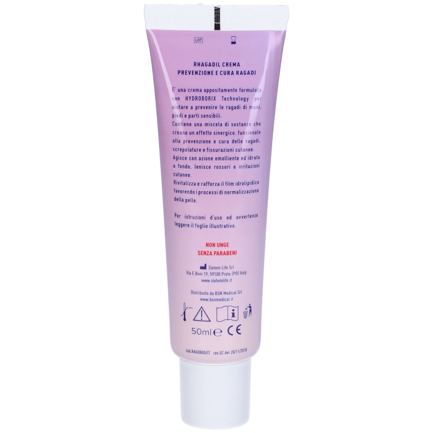 Rhagadil Crema Prevenzione Ragadi 50 Ml