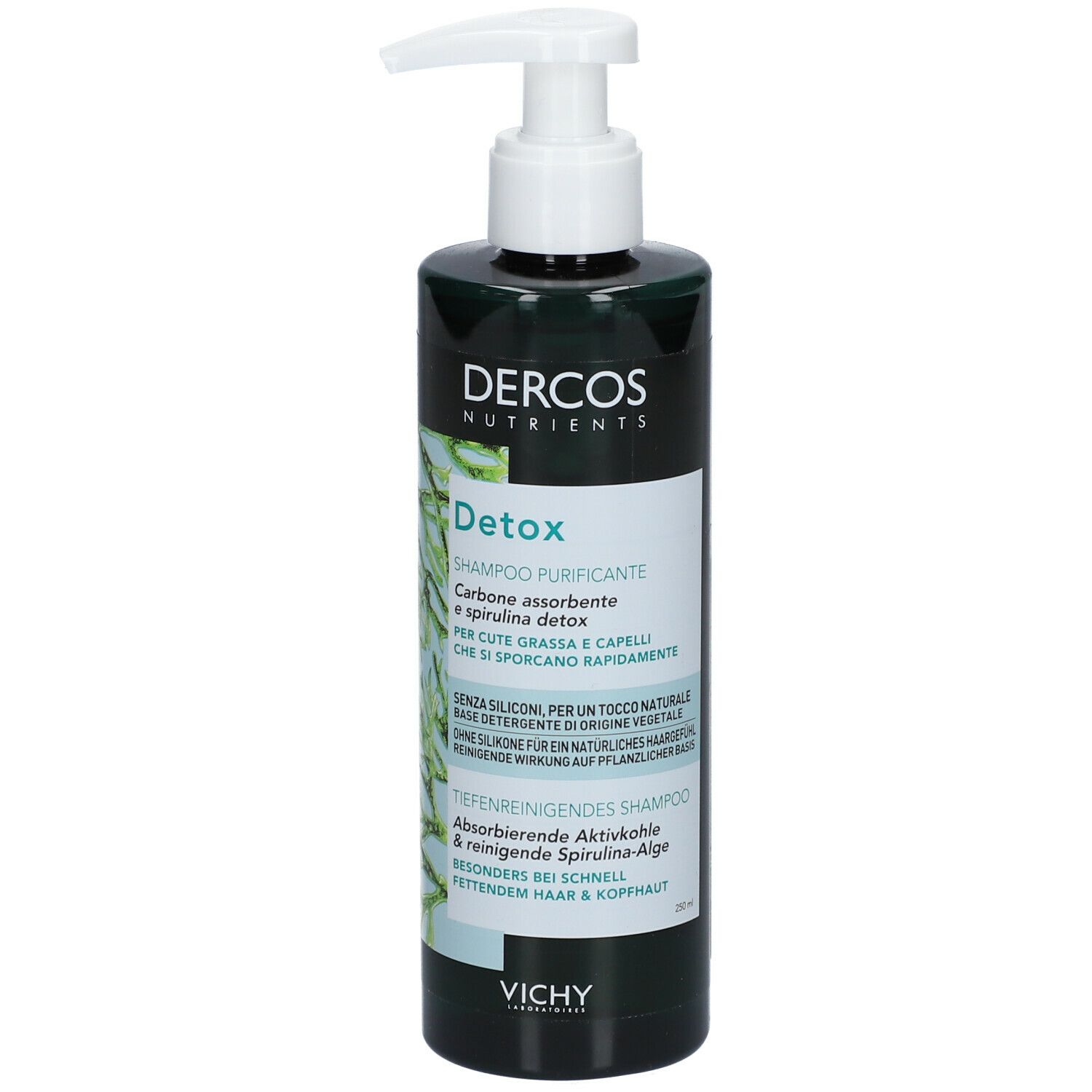 Vichy Dercos Nutrients Shampoo Detox Purificante 250 ml