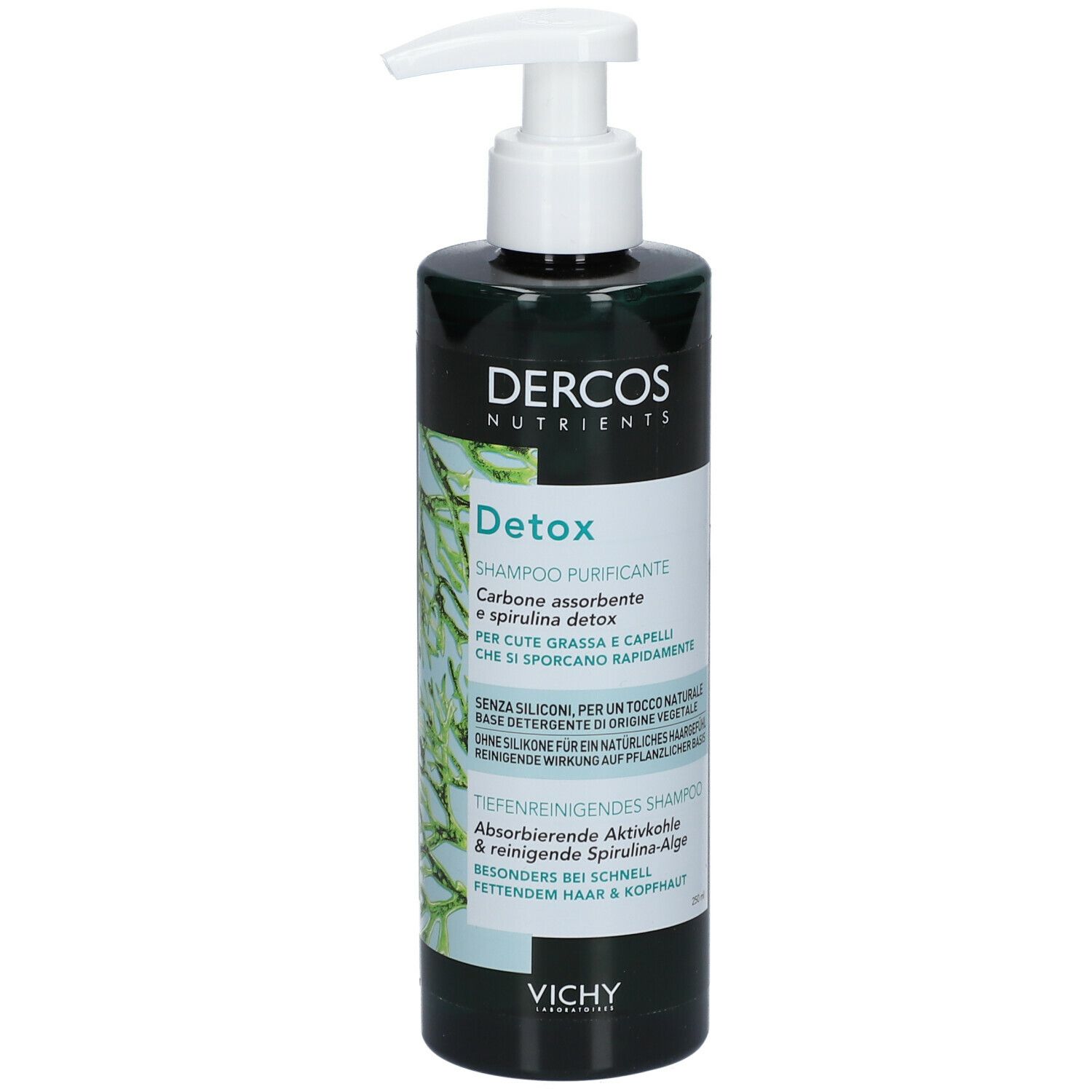 Vichy Dercos Nutrients Shampoo Detox Purificante 250 ml