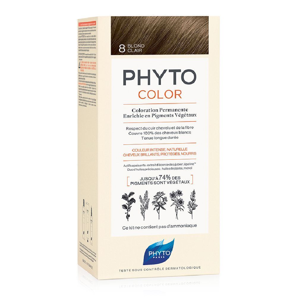 PHYTO PHYTOCOLOR Colorazione Permanente Biondo Chiaro 8