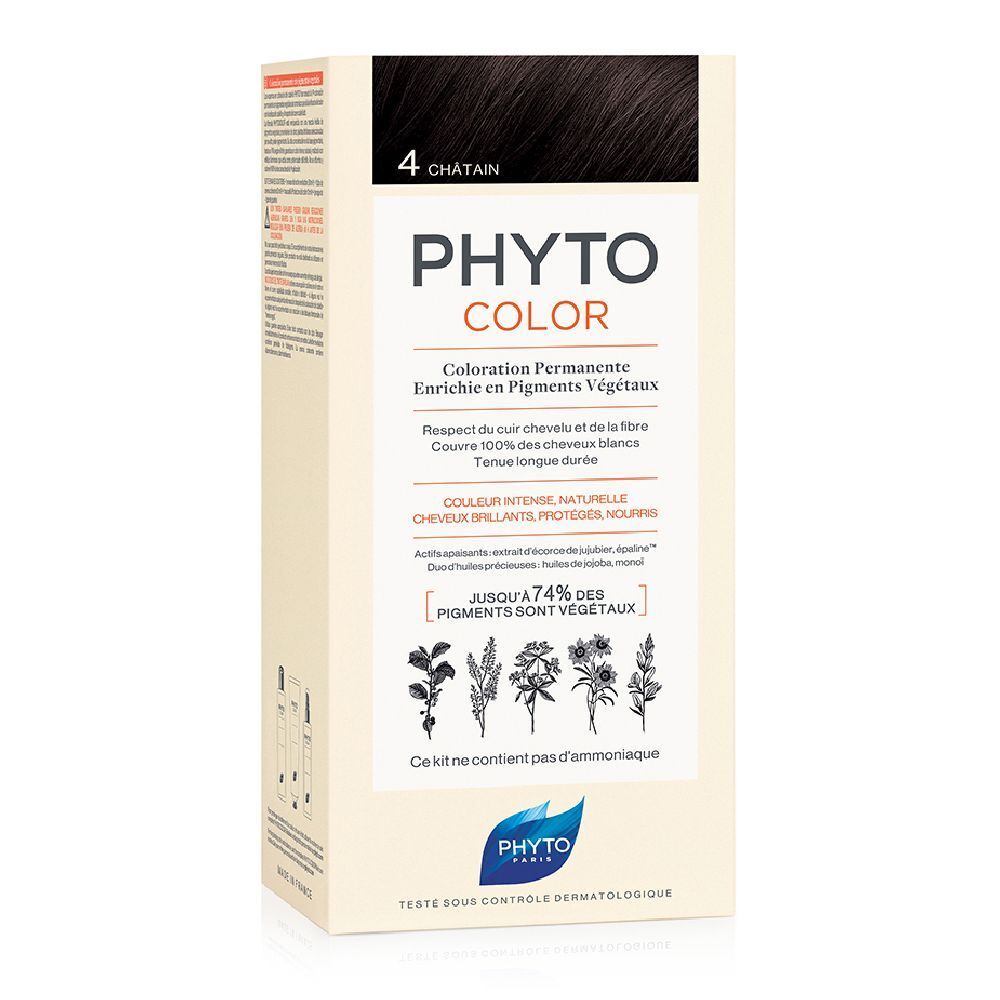 PHYTO PHYTOCOLOR Colorazione Permanente 4 Castano