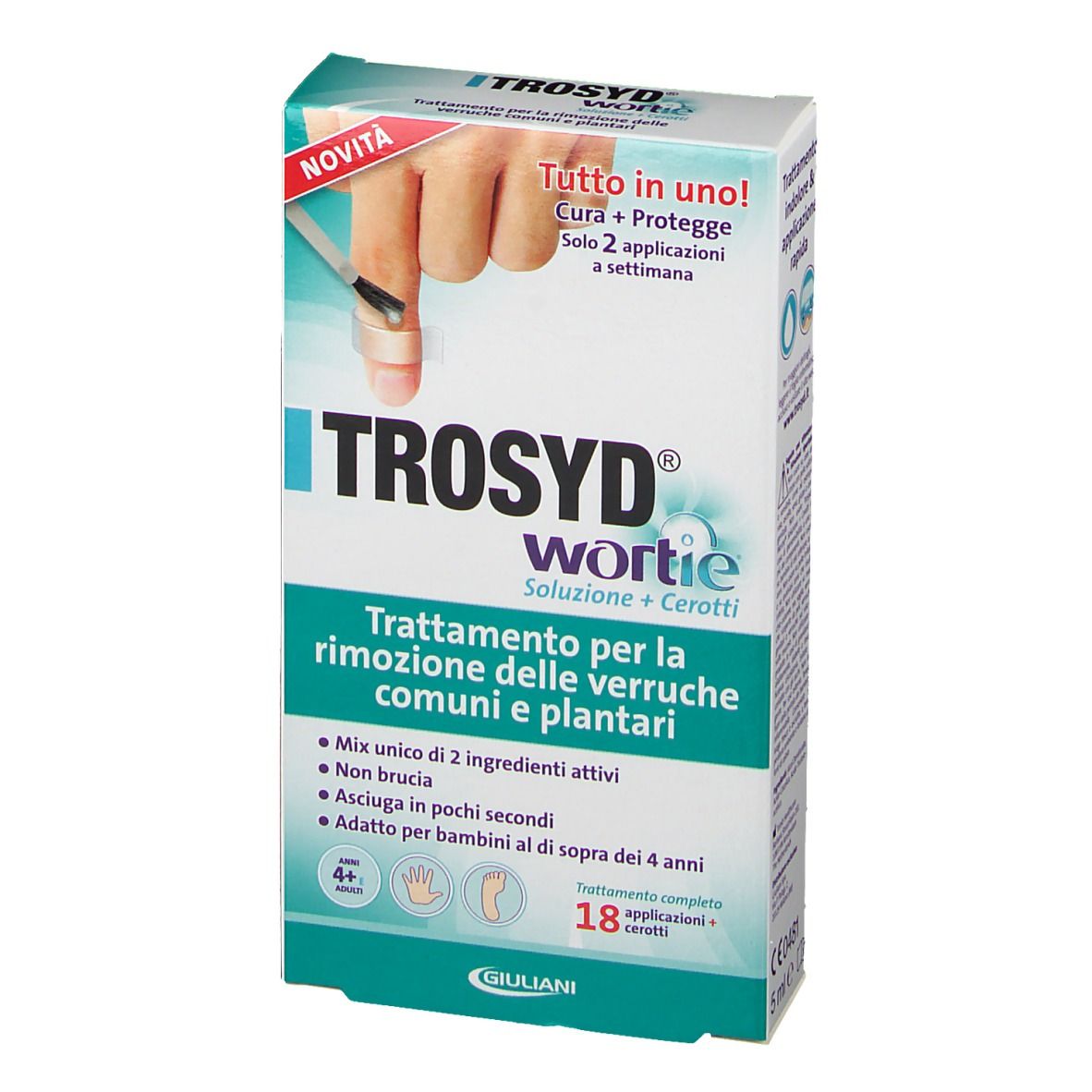 TROSYD® Wortie Soluzione+Cerotti 1 pz