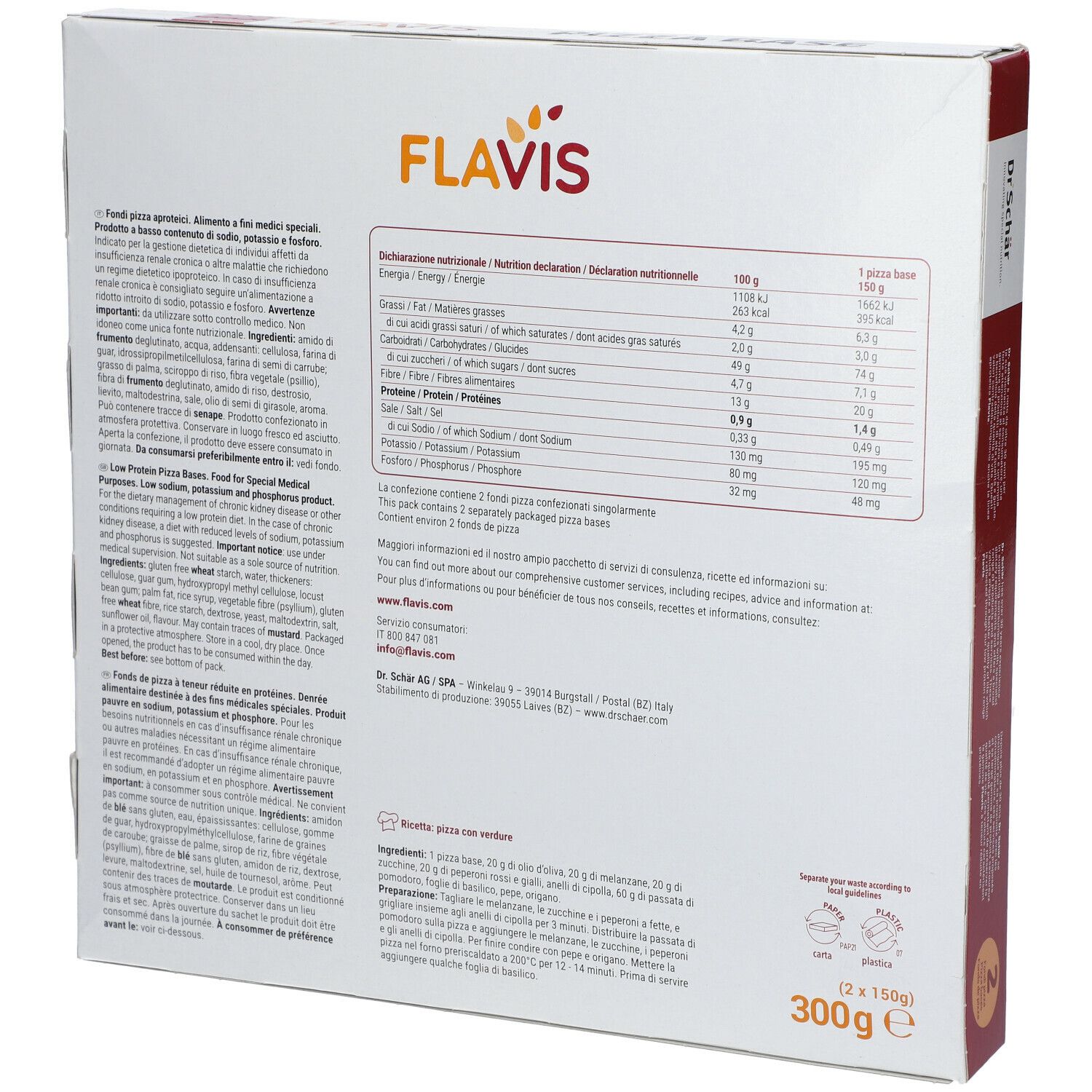 FLAVIS Pizza Base