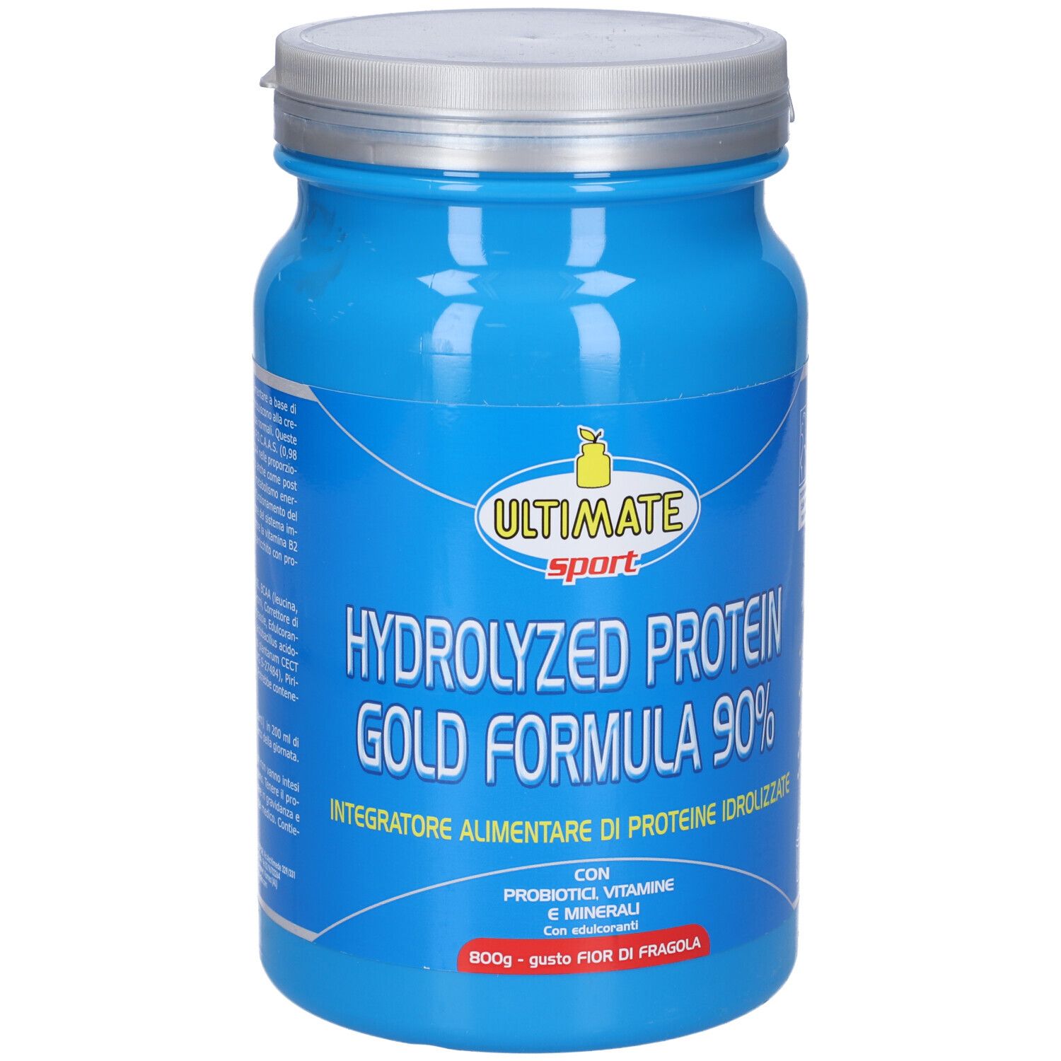 Ultimate Hydrolized Protein Gold Formula 90% Al Gusto Di Fior Di Fragola 800 G Senza Glutine