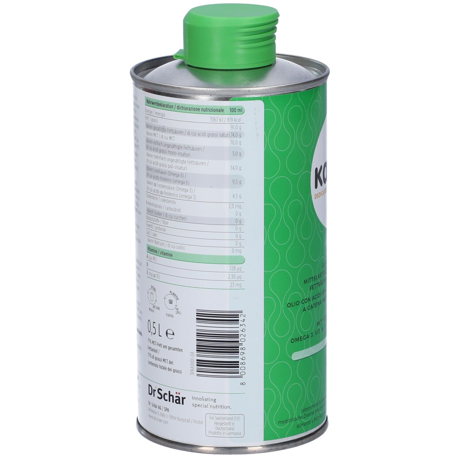 Kanso MCT Olio 77% Olio di Acidi Grassi