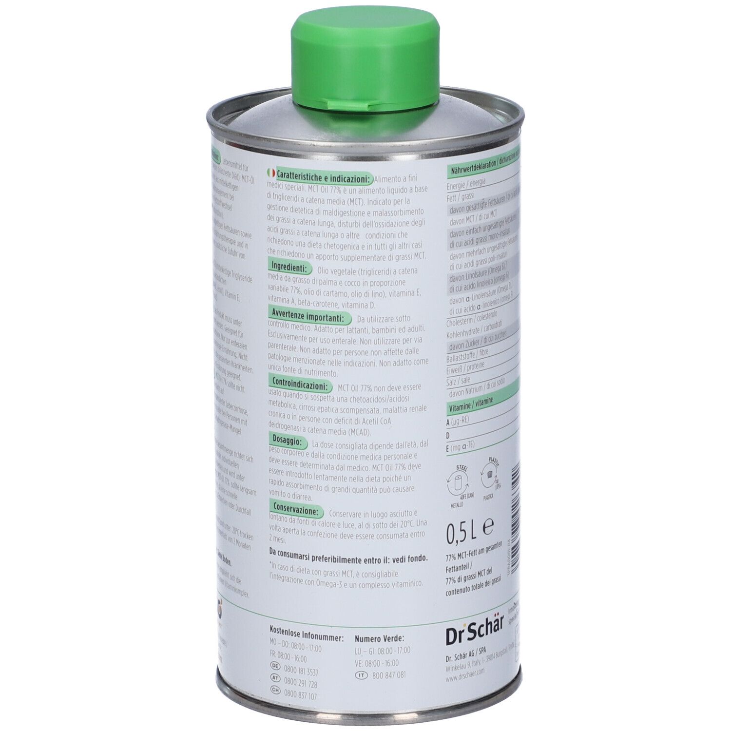 Kanso MCT Olio 77% Olio di Acidi Grassi