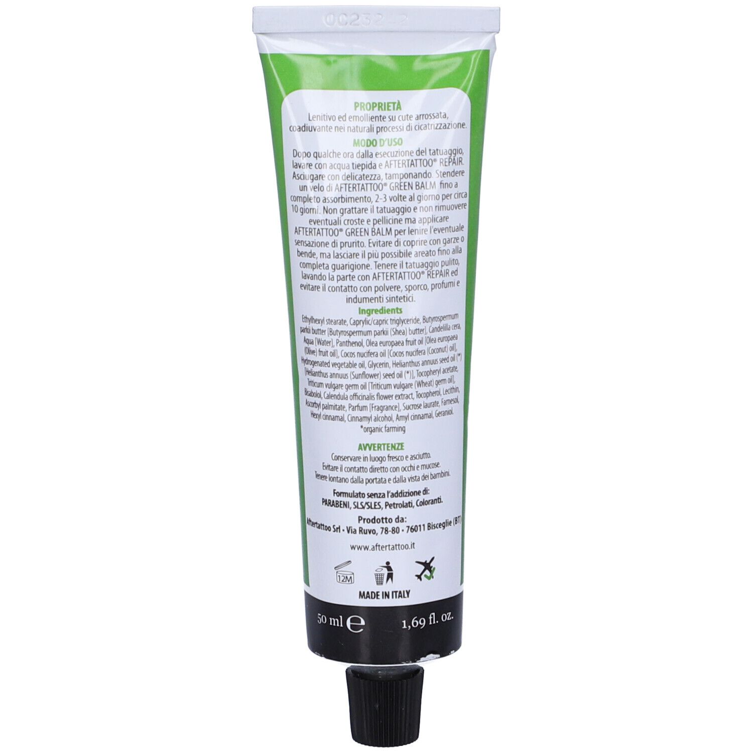Aftertattoo Green Balm 50 Ml