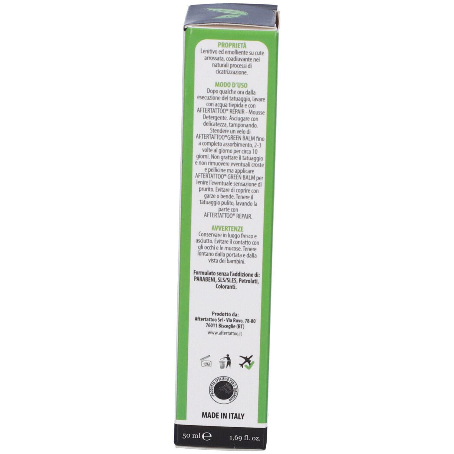 Aftertattoo Green Balm 50 Ml