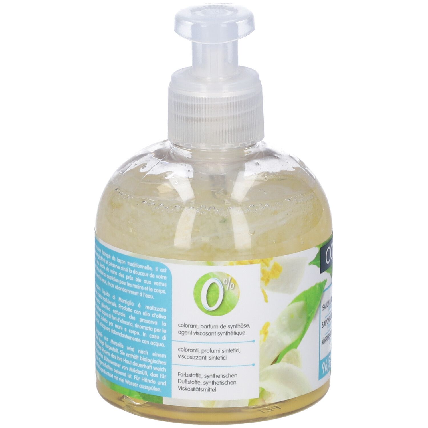 Coslys Sapone Liquido Di Marsiglia Ai Fiori D'Arancio Bio 300 Ml