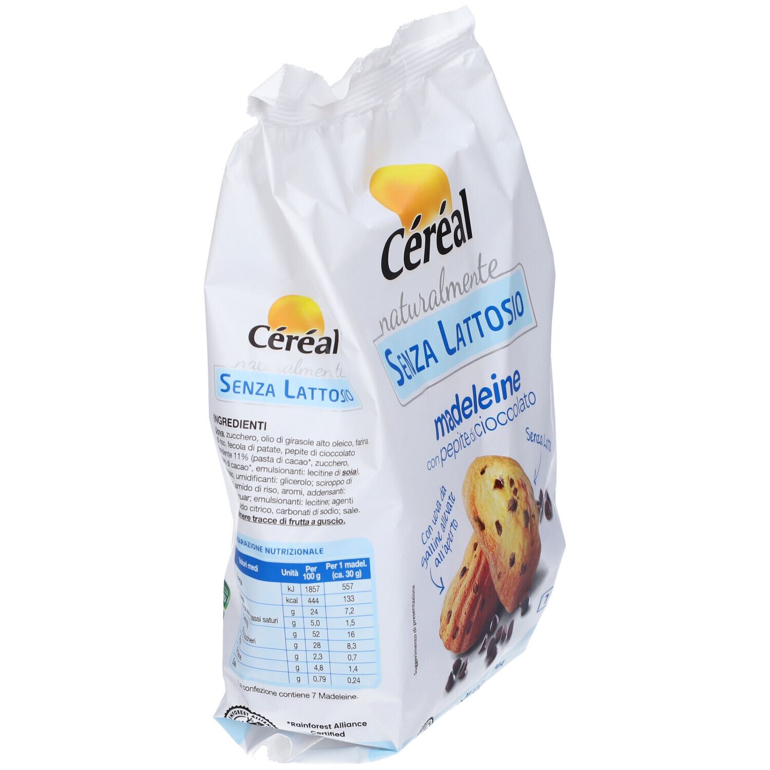 Céréal Madeleine Con Pepite Di Cioccolato