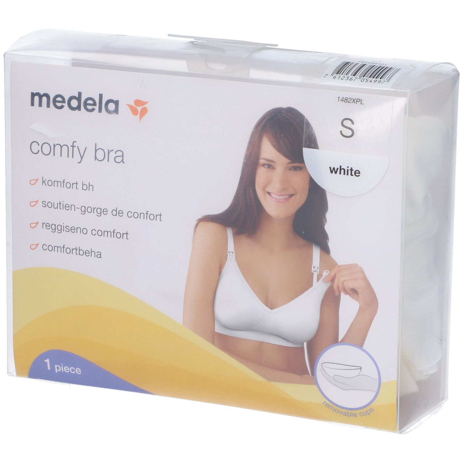 Comfy Bra Reggiseno Per Gravidanza E Allattamento Bianco S