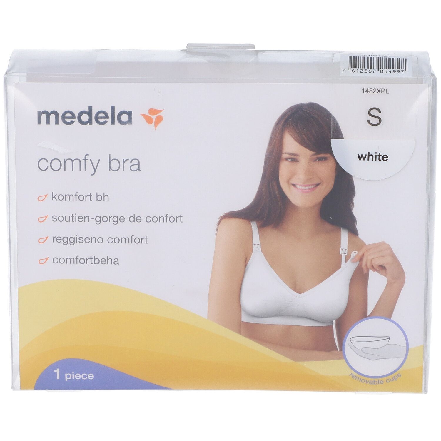 Comfy Bra Reggiseno Per Gravidanza E Allattamento Bianco S