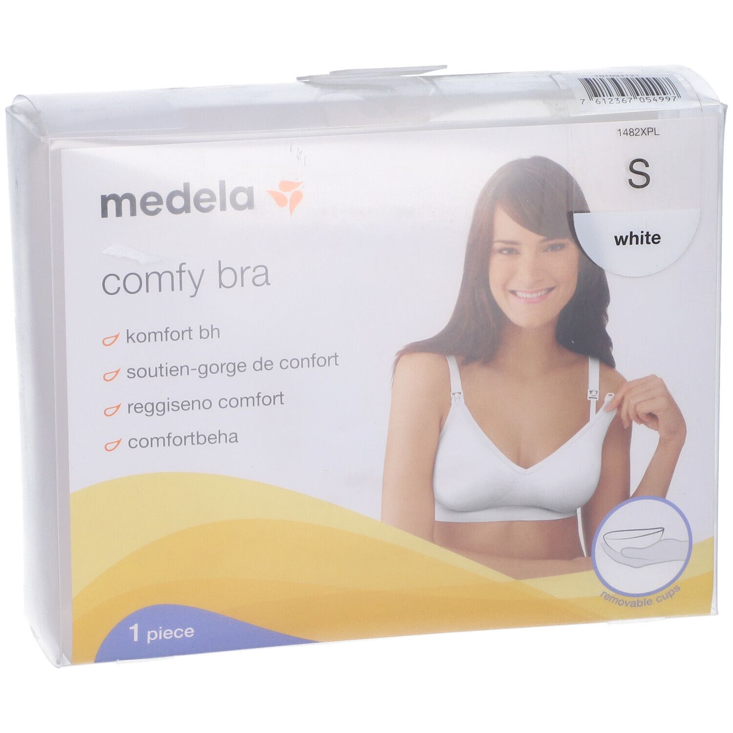 Comfy Bra Reggiseno Per Gravidanza E Allattamento Bianco S