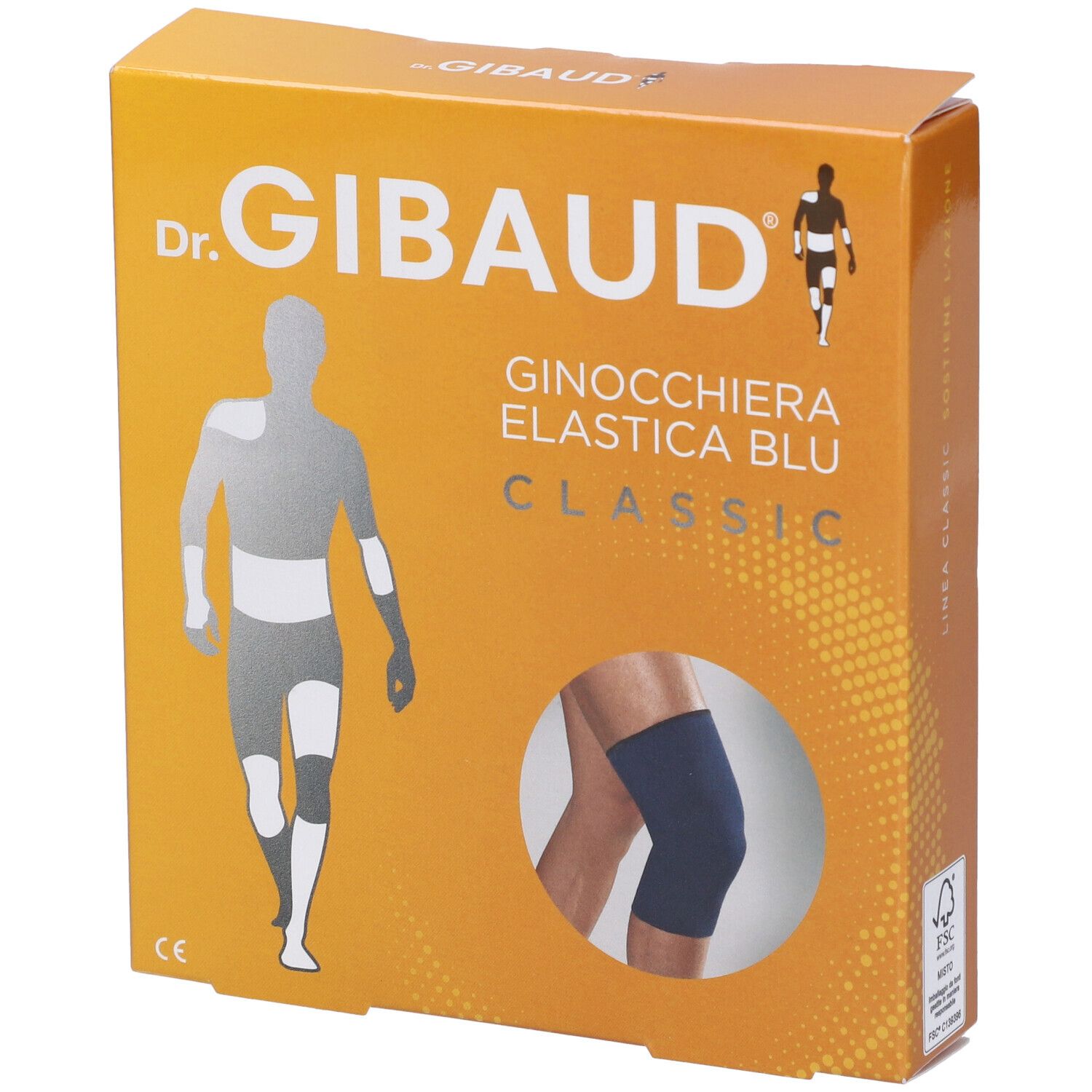 Ginocchiera Gibaud Elastica Blu 1